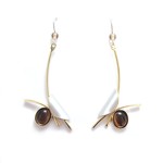 Ambertone Two-tone Dangle Earrings by Crono Design